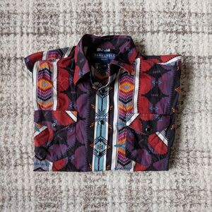 Panhandle Kids' Multicolor Button Down Shirt